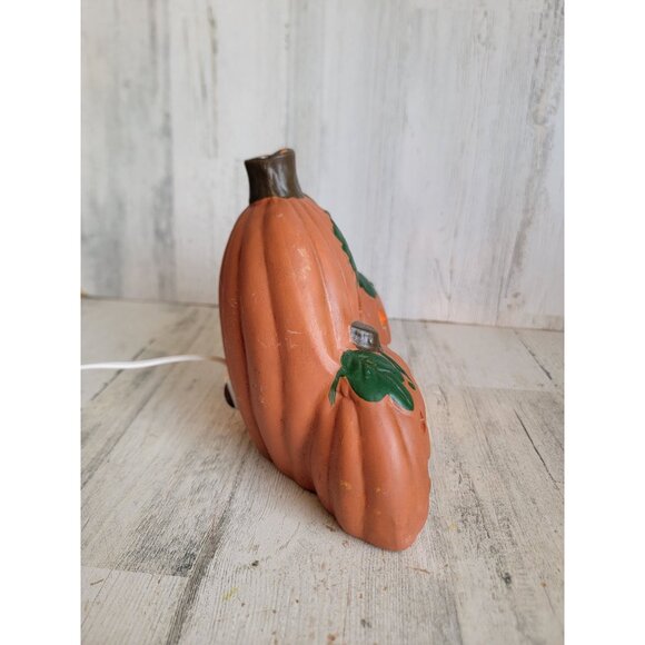 Vintage pumpkin stack family Halloween Ceramic decor - Picture 5 of 9